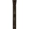 Ekena Millwork Bradford Wrought Iron Bracket, (Triple center brace), Antiqued Pale Gold 2"W x 12"D x 15"H BKTM02X12X15TBRAPG - alternate 4